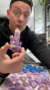 Homemade Crystal Candy is not only fun to make but takes a lot of patience! Worth it tho! Who’s making this homemade Crystal Candy? Full video on my page | Kitchentool