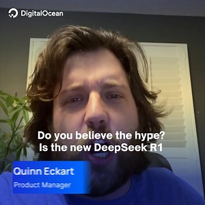 Getting started with the latest DeepSeek model is easier than ever, thanks to DigitalOcean 1-Click Models, which allow you to deploy their latest model, R1, in minutes. 🌩️⏱️📲 https://do.co/3CNwrhI | DigitalOcean