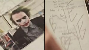 The Dark Knight star Heath Ledger's Joker diary acts as a disturbing reminder of his commitment to the role