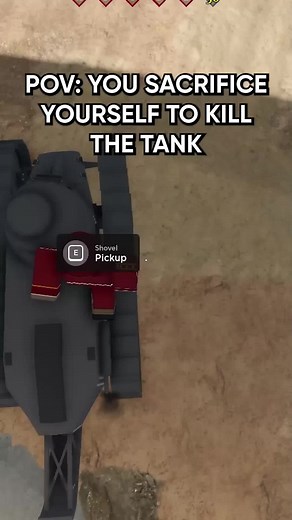 Sacrifice Yourself to Kill the Tank in Roblox Airship Assault
