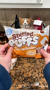 12 reactions | Tis the season for Stuffed Puffs! Our Peppermint Milk Chocolate Filled Marshmallows will take your hot chocolate to the next level with its soft, gooey chocolate center and festive peppermint swirl. Perfect for sharing with family or just treating yourself to the ultimate cozy vibes. ❄️⛄️ Prefer a different flavor? Try using our Classic Milk Chocolate or Salted Caramel! | Stuffed Puffs | Facebook