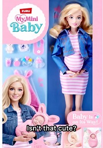 Zuru's new pregnant doll has the whole internet arguing 😳 There's a baby inside that belly — and People Magazine already covered it. Sweet or too far? Tell me below 👇 #pregnantdoll #zurumymini #viraltoy #dollunboxing #grandmagetsreal