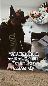 Erm actually I am an aminal cause humans are mammals 🤓☝️#furry #therian #otherkin