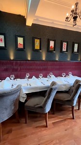 Set in the original 12th century castle walls, Fahrenheit Restaurant has a majestic atmosphere with striking wooden beams, stained glass windows and panelled walls, allowing for reflection on bygone days. #ClontarfCastle #ShareTheStory #FahrenheitRestaurant | Clontarf Castle Hotel