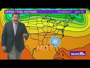 Some storms tomorrow, hot weather next week