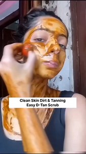 87 reactions | Easy tomato Hack For clean skin Dirt&tanning Easy D-Tan scrub Skin#suntan#glowingskin#hack#shortsvideo | Anvesha Creativity | Facebook
