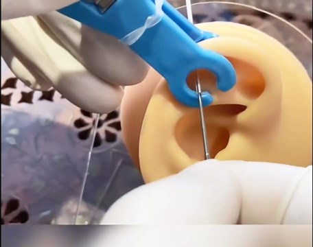 Emalla Catheter Needles 5Pcs 22 Gauge Piercing Needles Cartilage Piercing Catheter Needles Hollow Needles Disposable Piercing Needles for Ear Nose Belly Navel Nipple Lip Tongue Piercing (22G-5Pcs)