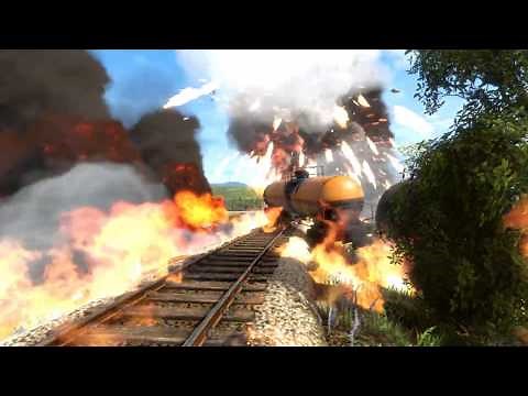 Derail Valley Derailment + Explosion