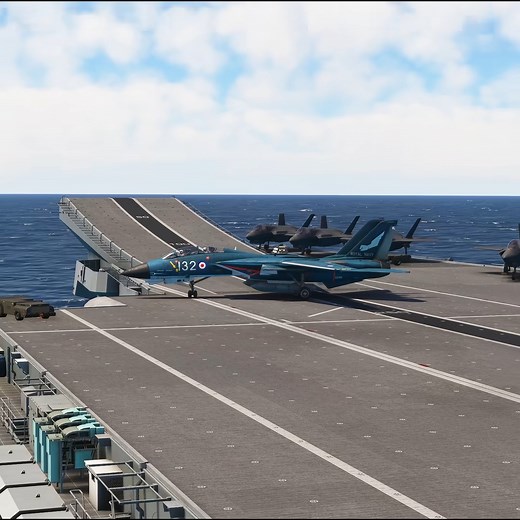 F 14B Tomcat Launches From Aircraft Carrier | Sok Chea