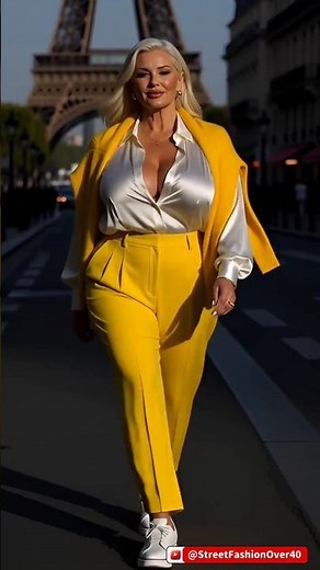 Street Fashion Style For Women Over 40, 50, 60 | #fashion #style