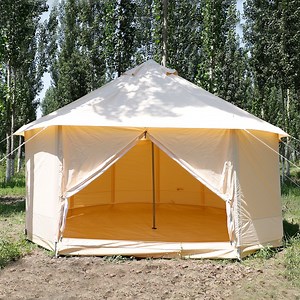 [Hot Item] Luxury Outdoor Camping Canvas Home Tent Mongolian Yurt Tents for Sale