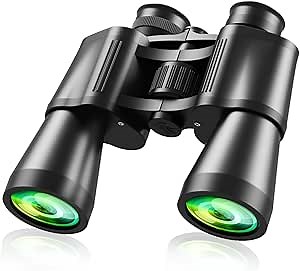 10x50mm Binoculars Adults and Teens,High Power HD Optics for Optics for Bright and Clear Viewing, Perfect for Bird Watching, Hunting, Sports, and Stargazing (Compact)