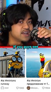 CREEPY MINION AI CONTENT IS SPREADING #minions #minionAI #despicableme #creepy #runway | Justin Agassi Catacutan