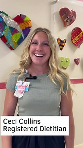 11K views · 58 reactions | Today is Registered Dietitian Nutritionist Day! Meet Ceci. She works in our Cardiovascular Intensive Care Unit and ensures kids are best fed by mouth, IV or feeding tube. Our hospital has a big team of specialty registered dietitians helping kids and families. | Johns Hopkins All Children's Hospital | Facebook