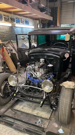 Our 31 ford build is looking more and more complete by the day, stay tuned for updates! #restoration #cars #rustyhookers #rust #car #carsofinstagram #cargram #carporn #welding #tudor #sedan #ford #fordtudor #fordsedan #31ford | Rusty Hookers Rats & Rods