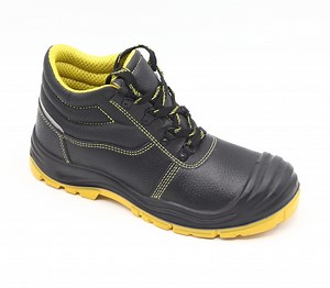 [Hot Item] Men Black Yellow Rain Boots Fishing Shoes Industrial Steel Safe Shoe