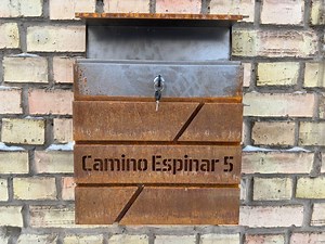 Custom Corten Steel Mailbox: Modern Rusty Outdoor Mailbox - Etsy Canada