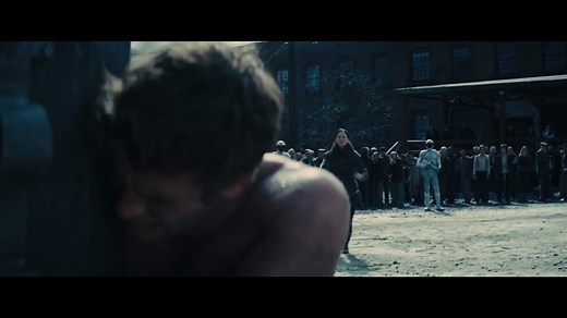 The Peacekeepers - The Hunger Games: Catching Fire (2013) - TM & © #LionsgateFilms Gale (Liam Hemsworth) and Katniss (Jennifer Lawrence) stand up to the Peacekeepers and Gale gets whipped for his insubordination. Click the link in bio to watch the full movie. #thehungergames #catchingfire #thg #katnisseverdeen #peetamellark #movieclips