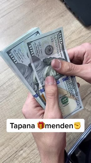 Counting US Dollar Bills: A Close-Up Experience