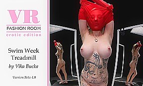 Vika's Treadmill Swim Week Show. Part 2