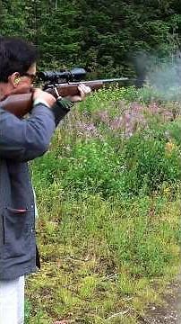 Shooting the Schultz & Larsen #guncollection #huntingrifle #shootingtime