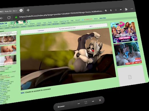 Loona Farting On The Couch Bottomless!