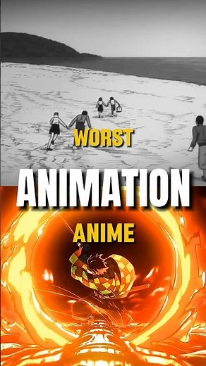 Worst Animation Anime #anime #shorts