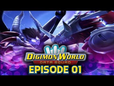 Digimon World Data Squad - Ep 1 - Walter Island + GeoGreymon & Tyromon(Boss)!!!