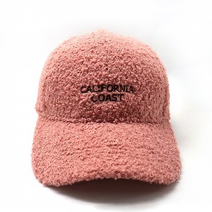 [Hot Item] Designer Custom Winter Baseball Cap Warm Gorras Personalizadas Sport Cap Lamb Wool Baseball Caps Embroidery 6 Panel Hat