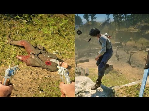 RDR2 Combat Gameplay - Euphoria Mod Update | Bass Dragon's Euphoria Ragdoll Overhaul Ep.24