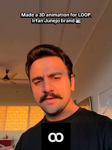3D Animation for Irfan Junejo's Brand Loop ☕️