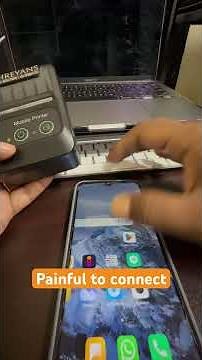 Shreyans Mobile Printer. Thermal Printer painful first time set up. Watch before buying.