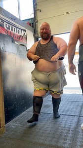 Atlas stones warm up #fattdann #weightloss #strongman #TeamStrong | Daniel Jones