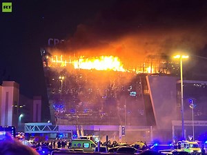 Terrorist Attack in Moscow, 140 Killed and Injured A group of armed terrorists launched an attack before the start of a concert at 8pm Moscow time, firing at the audience at point blank range and throwing incendiary bombs. The video is also available on Rumble (https://rumble.com/v4kvxii-terrorist-attack-in-moscow-140-killed-and-injured.html?mref=130r59&mc=468sv), Bitchute (https://www.bitchute.com/video/iuMeUMeRVwfU/), and YouTube (https://www.youtube.com/watch?v=fD-C5L9LU1s). The attackers wer