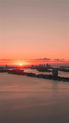 5.6K views · 117 reactions | The way the sunrise kisses the shores of Miami every morning is nothing short of amazing #FindYourMiami So grateful to call this tropical paradise our forever home ❤️ (via IG/godseyeviews_) | Visit Miami | Facebook