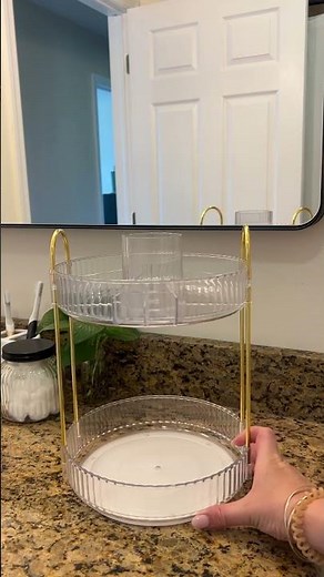Rotating Makeup Organizer Upgrades your Beauty Routine!