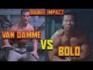 Double Impact Fight Scene Van Damme vs Bolo HD