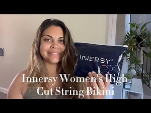 Innersy Women's High Cut String Bikini