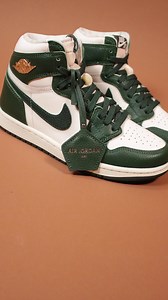 Not seasonal. Eternal. The AJ1 Retro High OG “Fir/Pro Green” lands Oct 18.   https://ow.ly/8vP650X4KcU | Shiekh Shoes | Facebook