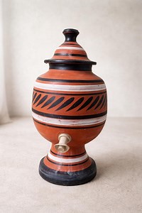 Handmade Moroccan Clay Water Dispenser (tbougalt) – Natural Terracotta Filter With Tap – 6L Eco-friendly Water Cooler - Etsy Canada