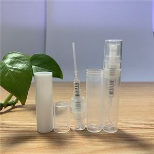 [Hot Item] 2ml 3ml 5ml 7ml Sample Travel Vial Translucent Plastic Perfume Atomizer Small Mini Empty Spray Refillable Bottles