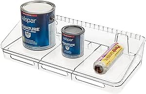 iDesign Storage Shelf, The Wallspace Collection, Clear Wall Mount Storage Bin