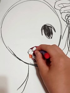 まるい #art #イラストメイキング #crayon | Crayon Art
