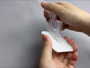 Hat Rack for Baseball Cap, (4 Pack) Adhesive Ball Caps Holder on Wall, No Drilling Hat Organizer Wall Storage Wall Mount, Hat Hanger Display, Clear