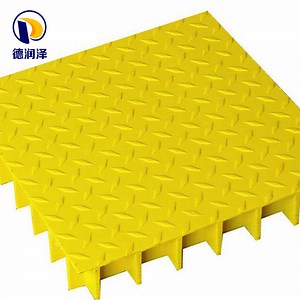 [Hot Item] FRP Grating for Power Panels Roof Top Walkways Floor Grating Sheet