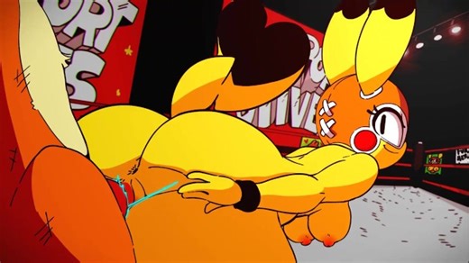 La Pikacha's Debutt wrestling fuck animation