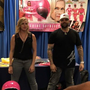 2.4K views · 241 reactions | Shift into Turbo @blakeafoster @rangerstopandpop #teamkittykat #powerrangers #katandjustin | Catherine Sutherland | Facebook