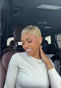 Platinum Pixie Cut Transformation
