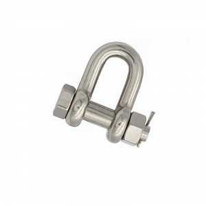 [Hot Item] Stainless Steel Load Rated Safety Pin Dee Shackle