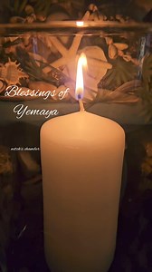 24 reactions | As I lit the candle today this was my wish, May blessings of Yemaya shower us all. So Mote it be | Witch's Chamber | Facebook